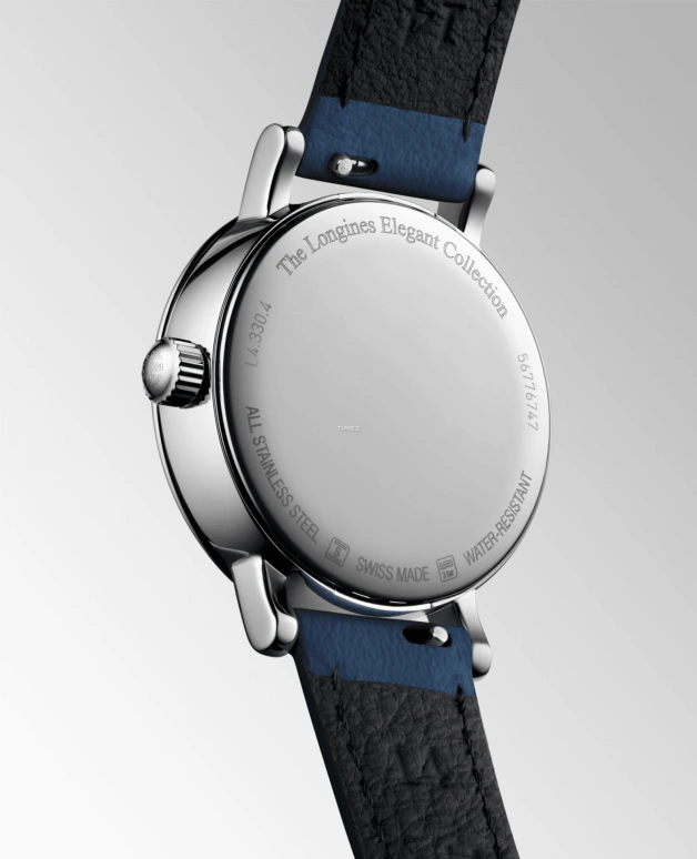 Longines,Elegant 30mm,30mm,Stainless Steel,White,Quartz,Moonphase,Day,L4,L4.330.4.11.2