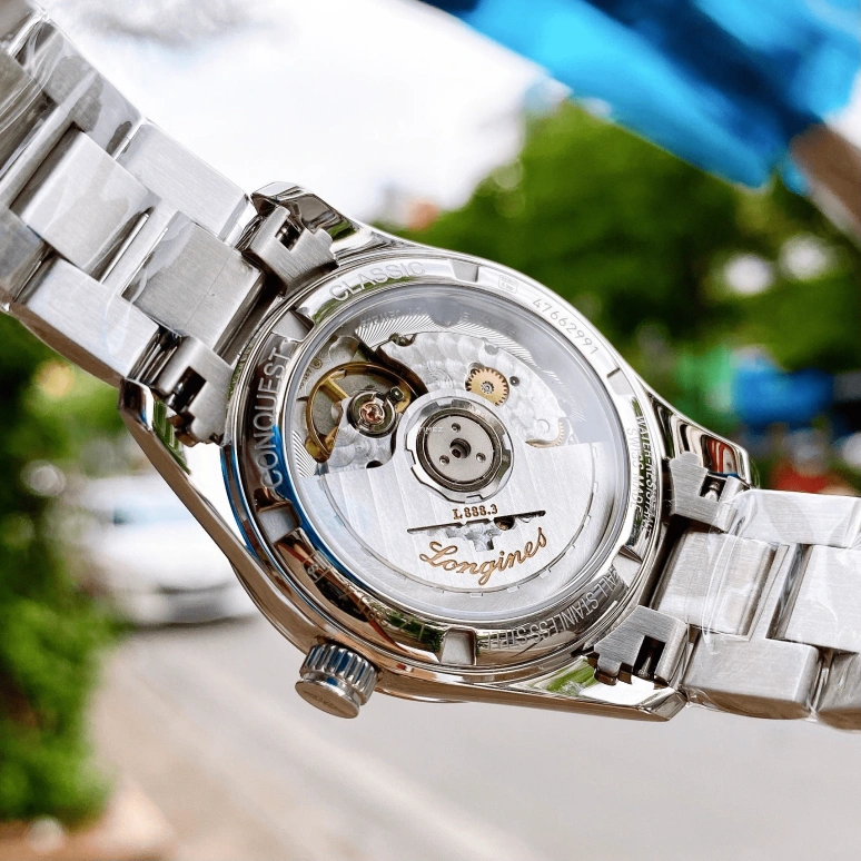 Longines,Conquest Classic 34mm,34mm,Stainless Steel,White,Automatic,Day,65hours,L2,L2.385.4.87.6