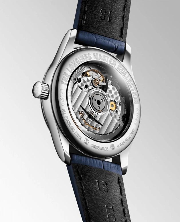 Longines,Master 34mm,34mm,Stainless Steel,Grey,Automatic,72hours,In-house Caliber,L2,L2.357.0.73.2