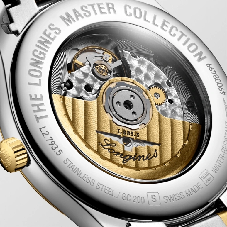 Longines,Master 40mm,40mm,Stainless Steel,Grey,Automatic,72hours,In-house Caliber,L2,L2.793.5.72.7