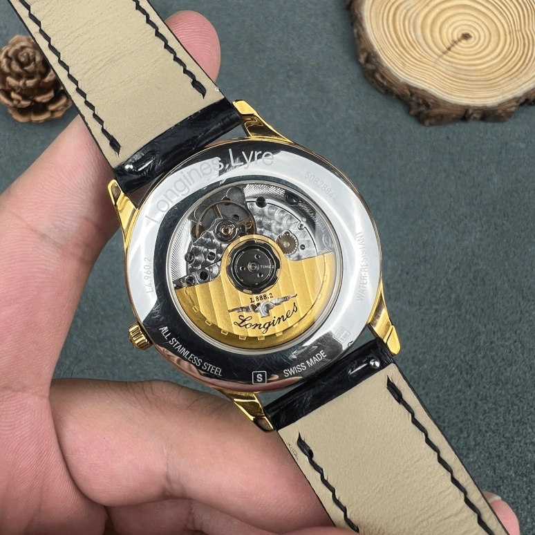 Longines,Lyre 38.50mm,38.50mm,Stainless Steel,White,Automatic,Day,65hours,L4,L4.960.2.12.2