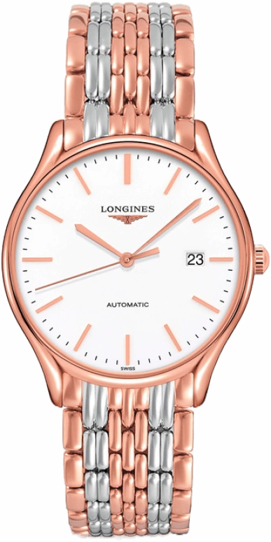 Longines,Lyre 38.50mm,38.50mm,Stainless Steel,White,Automatic,Date,64hours,L4,L4.960.1.12.7