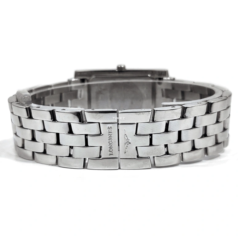 Longines,DolceVita 26.30x32.10mm,26.30x32.10mm,Stainless Steel,Black,Quartz,26280hours,In-house Caliber,L5,L5.655.4.75.6