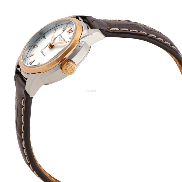 Longines,Saint Imier 26mm,26mm,Pink Gold,Stainless Steel,Silver,Automatic,Day,40hours,L2,L2.263.5.72.0