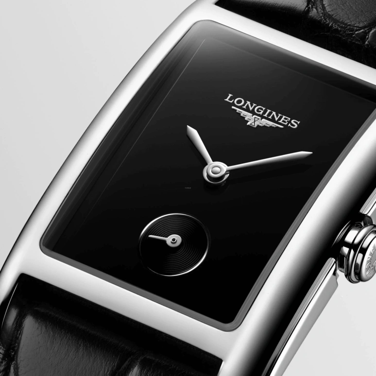 Longines,DolceVita 23mm,23mm,Stainless Steel,Black,Quartz,26280hours,In-house Caliber,L5,L5.512.4.50.2
