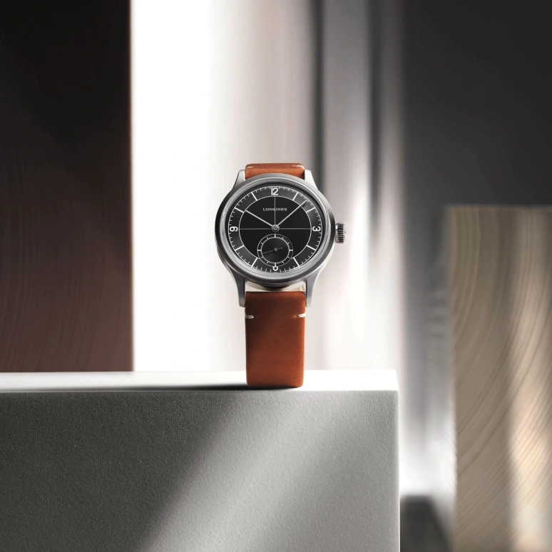 Longines,Heritage Classic 38.50mm,38.50mm,Stainless Steel,Black,Automatic,64hours,In-house Caliber,L2,L2.828.4.53.2
