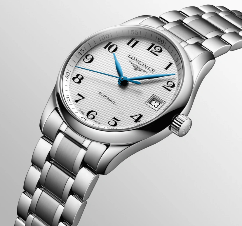 Longines,Master 34mm,34mm,Stainless Steel,Silver,Automatic,Day,64hours,L2,L2.357.4.78.6