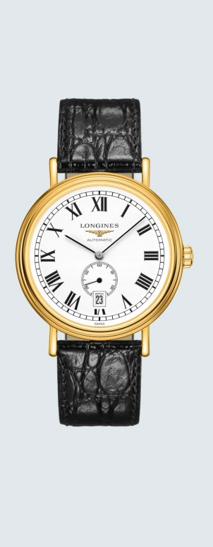 Longines,Presence 40mm,40mm,Stainless Steel,White,Automatic,Day,64hours,L4,L4.905.2.11.2