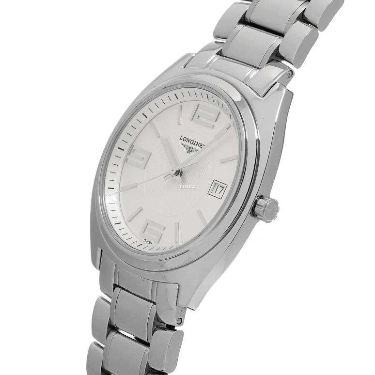 Longines,Lungomare 39.50mm,39.50mm,Stainless Steel,White,Quartz,Day,26280hours,L3,L3.632.4.76.6