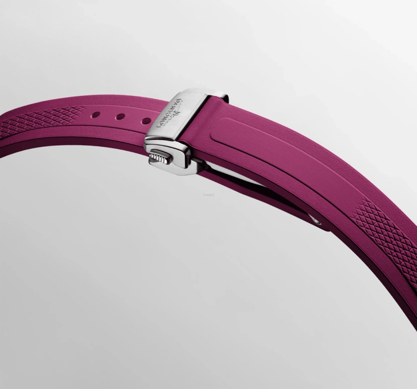 Longines,Conquest 34mm,34mm,Stainless Steel,Purple,Automatic,Day,Anti-magnetic,L3,L3.430.5.98.9