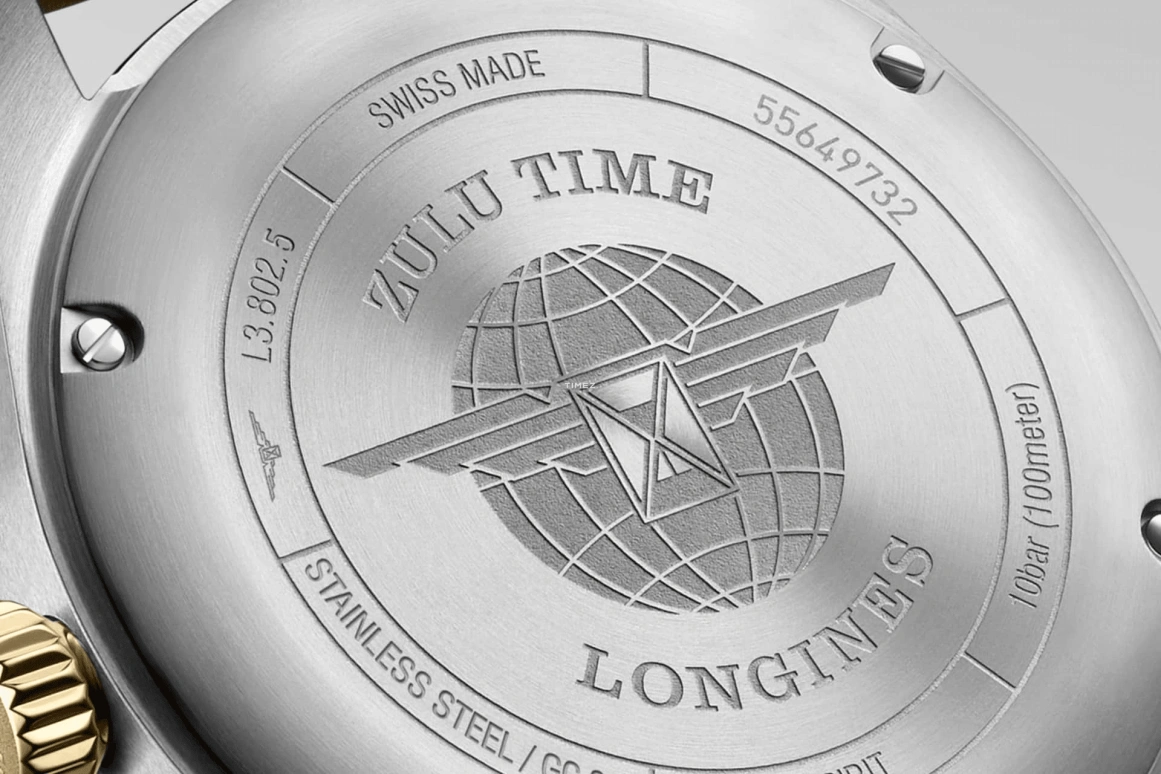 Longines,Spirit 39mm,39mm,Stainless Steel,Yellow Gold,Black,Automatic,Day,Sapphire,Crystal Glass,L3,L3.802.5.53.2 