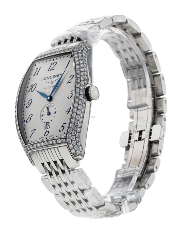 Longines,Evidenza 38x33mm,38x33mm,Stainless Steel,Silver White,Automatic,Day,40hours,L2,L2.642.0.73.6