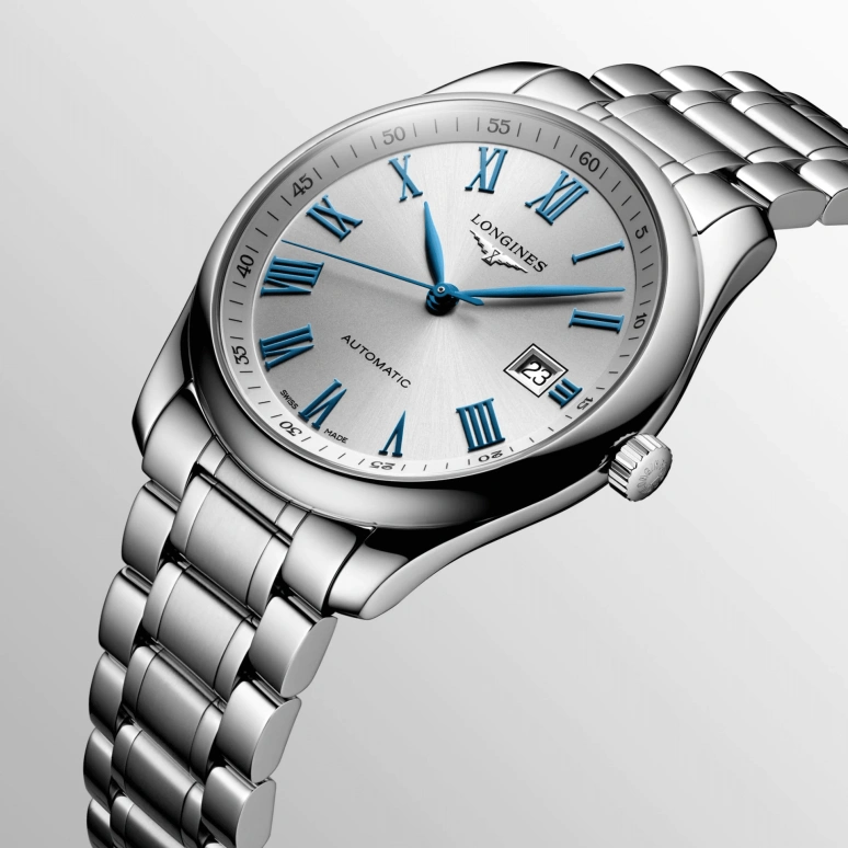 Longines,Master 40mm,40mm,Stainless Steel,Silver,Automatic,Day,64hours,L2,L2.793.4.79.6