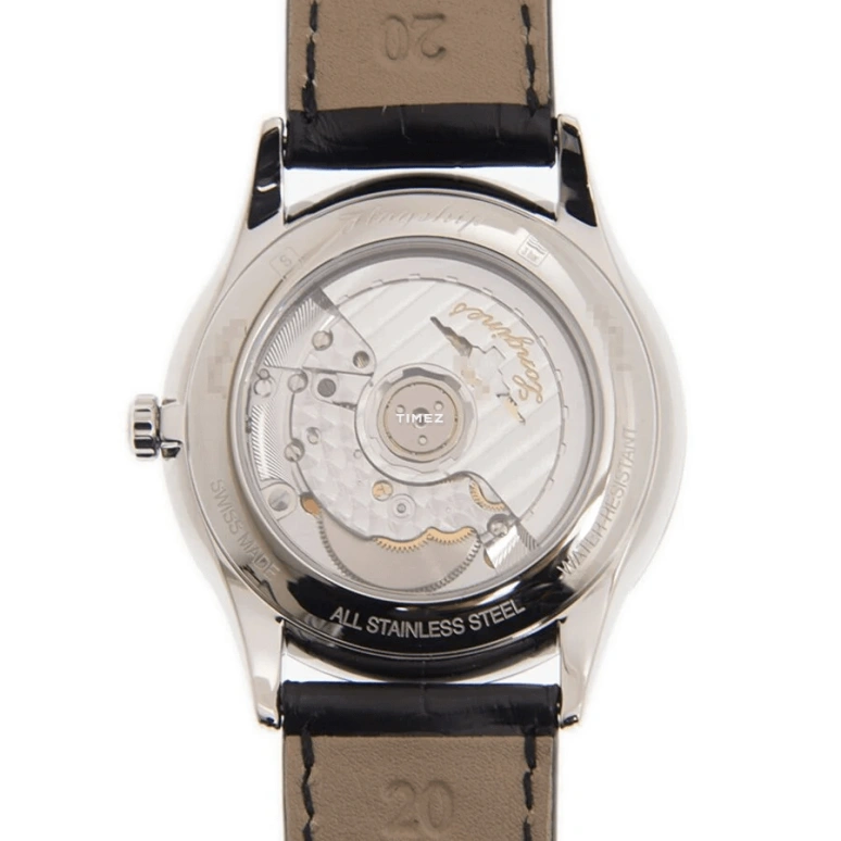 Longines,Flagship 38.50mm,38.50mm,Stainless Steel,Silver,Automatic,Day,65hours,L4,L4.974.4.72.2