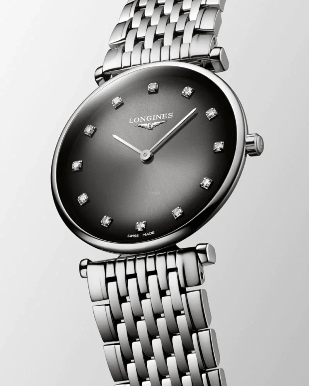 Longines,La Grande Classique 29mm,29mm,Stainless Steel,Grey,Quartz,Perpetual Calendar,In-house Caliber,L4,L4.512.4.77.6