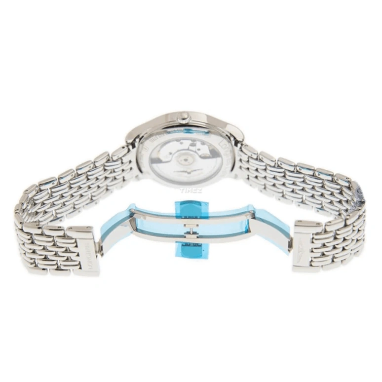 Longines,Lyre 35mm,35mm,Stainless Steel,Blue,Automatic,Day,65hours,L4,L4.860.4.92.6