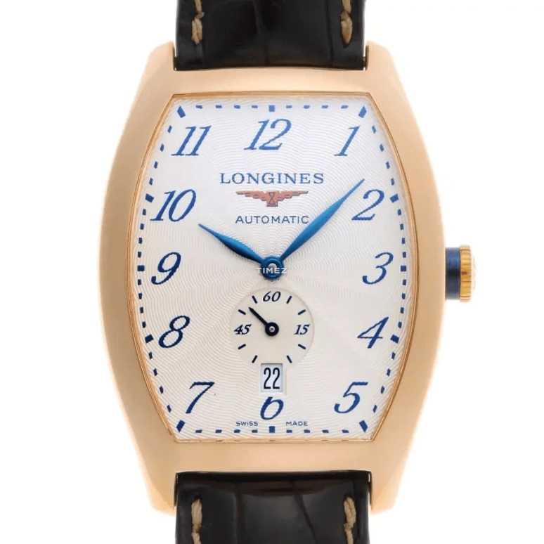 Longines,Evidenza 38.75mm,38.75mm,Rose Gold,Silver White,Automatic,Day,42hours,L2,L2.642.8.73.2