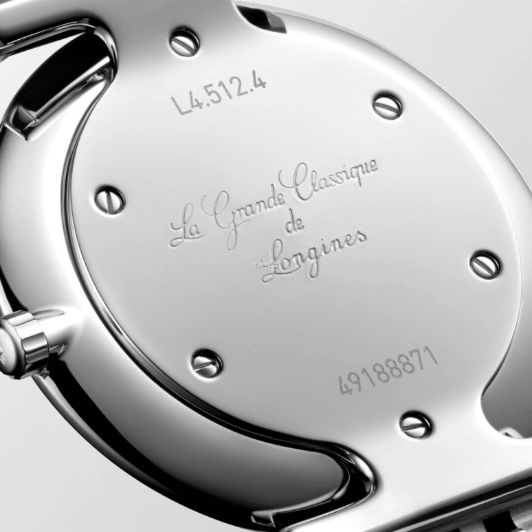 Longines,La Grande Classique 29mm,29mm,Stainless Steel,Silver,Grey,Quartz,In-house Caliber,Sapphire,Crystal Glass,L4,L4.512.4.70.C