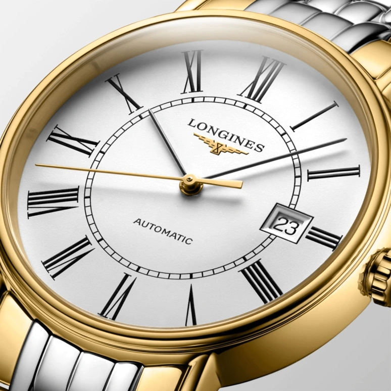 Longines,Presence 40mm,40mm,Stainless Steel,White,Automatic,Date,65hours,L4,L4.922.2.11.7