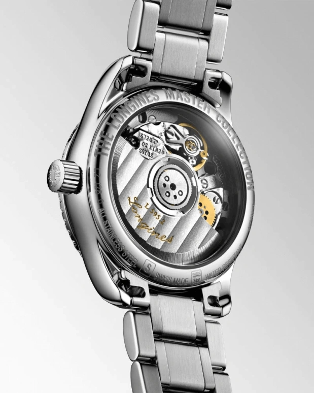Longines,Master 25.50mm,25.50mm,Stainless Steel,White,Automatic,Date,40hours,L2,L2.128.0.87.6