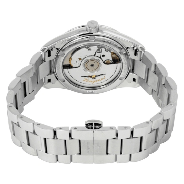 Longines,Conquest Classic 34mm,34mm,Stainless Steel,Black,Automatic,Day,72hours,L2,L2.385.4.56.6