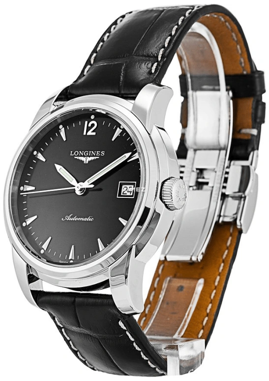 Longines,Saint Imier 38.50mm,38.50mm,Stainless Steel,Black,Automatic,Day,72hours,L2,L2.763.4.52.4