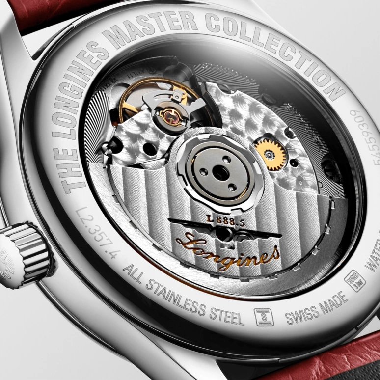 Longines,Master 34mm,34mm,Stainless Steel,Silver,Automatic,72hours,In-house Caliber,L2,L2.357.4.70.2