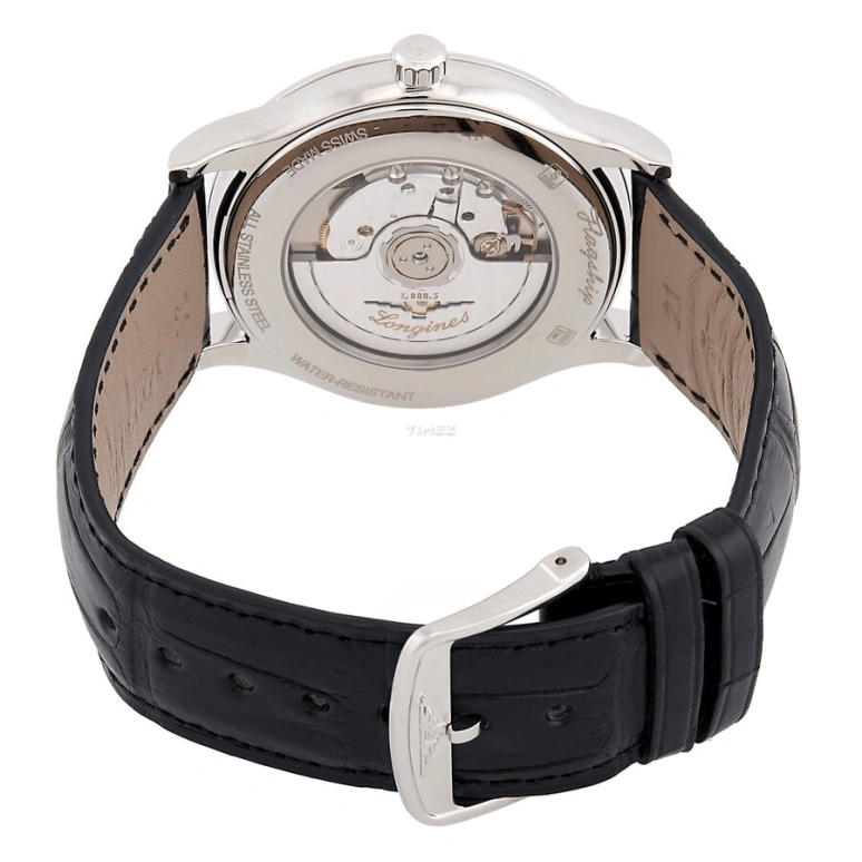 Longines,Flagship 40mm,40mm,Stainless Steel,Silver,Automatic,Day,64hours,L4,L4.984.4.72.2