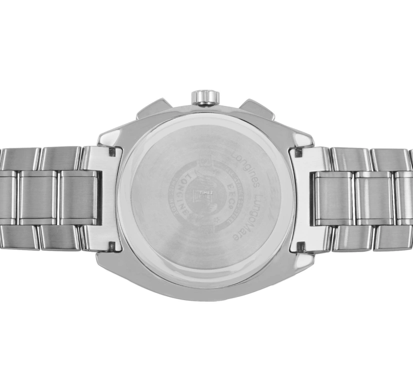 Longines,Lungomare 42mm,42mm,Stainless Steel,Black,Quartz,Chronograph,Day,L3,L3.633.4.58.6