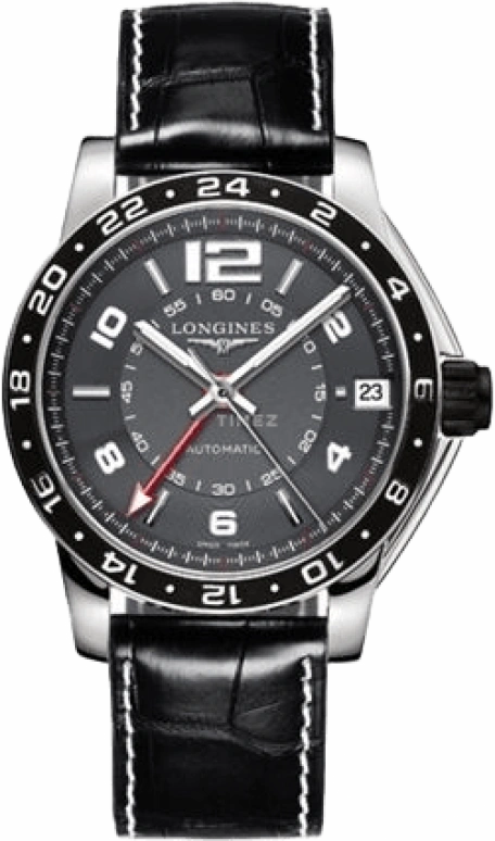 Longines,Admiral 42mm,42mm,Stainless Steel,Grey,Automatic,Date,46hours,L3,L3.668.4.79.2