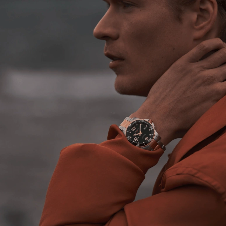 Longines,HydroConquest 41mm,41mm,Stainless Steel,Black,Automatic,Day,72hours,L3,L3.781.3.58.7