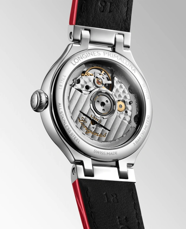 Longines,PrimaLuna 34mm,34mm,Stainless Steel,White,Automatic,Day,64hours,L8,L8.124.4.87.2