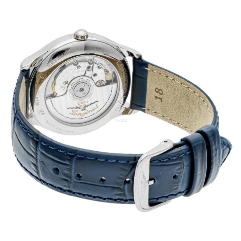 Longines,Lyre 35mm,35mm,Stainless Steel,Blue,Automatic,Day,65hours,L4,L4.860.4.92.2
