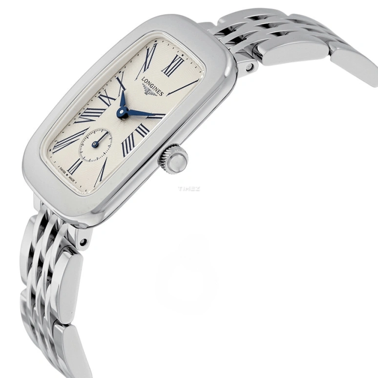 Longines,Equestrian 24.70x36mm,24.70x36mm,Stainless Steel,Silver,Quartz,In-house Caliber,Sapphire,Crystal Glass,L6,L6.142.4.71.6