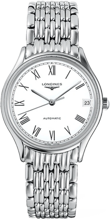 Longines,Lyre 30mm,30mm,Stainless Steel,White,Automatic,Date,64hours,L4,L4.361.4.11.6