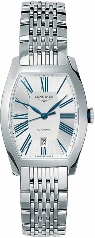 Longines,Evidenza 26mm,26mm,Stainless Steel,Silver,Automatic,Date,40hours,L2,L2.142.4.70.6
