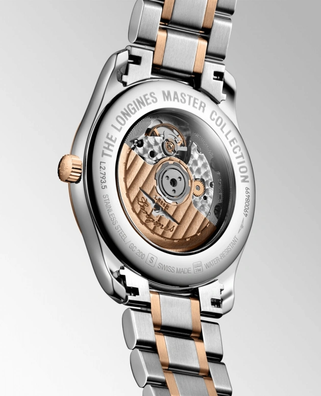 Longines,Master 40mm,40mm,Stainless Steel,Grey,Automatic,72hours,In-house Caliber,L2,L2.793.5.70.7