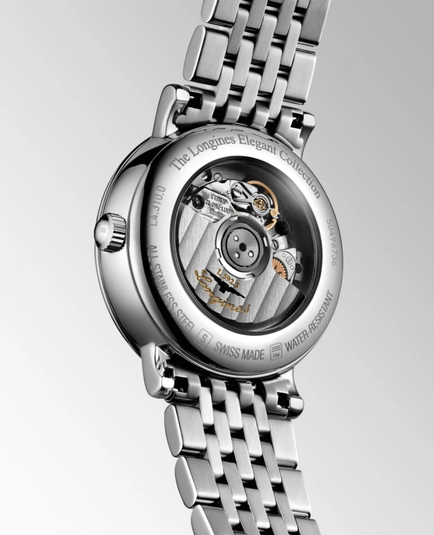 Longines,Elegant 29mm,29mm,Stainless Steel,White,Automatic,Day,40hours,L4,L4.310.0.80.6