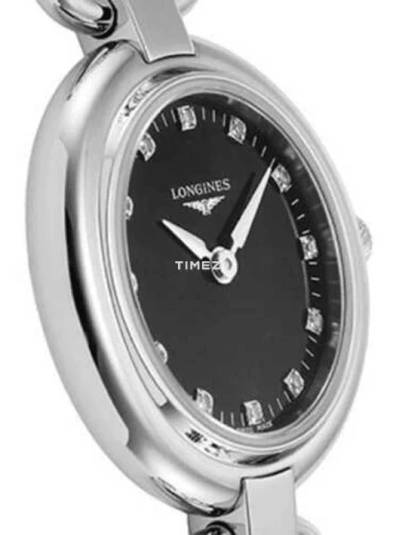 Longines,Equestrian 23.50mm,23.50mm,Stainless Steel,Black,Quartz,In-house Caliber,Sapphire,Crystal Glass,L6,L6.129.4.57.6