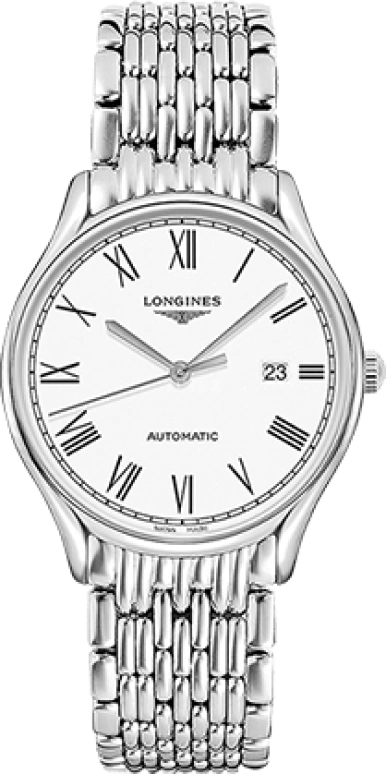 Longines,Lyre 40mm,40mm,Stainless Steel,White,Automatic,Date,64hours,L4,L4.961.4.11.6