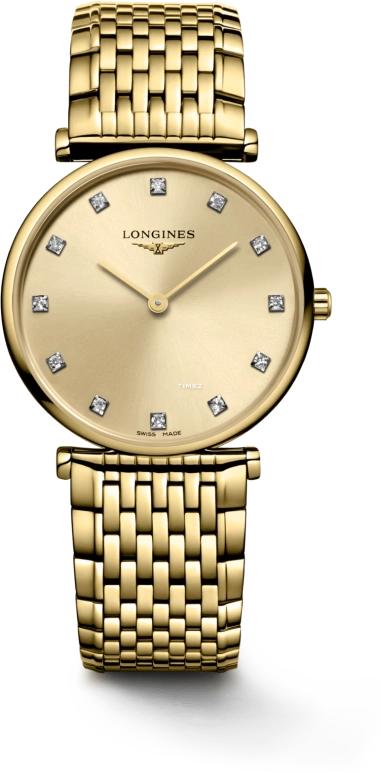 Longines,La Grande Classique 29mm,29mm,Stainless Steel,Gold,Quartz,Sapphire,Round,L4,L4.512.2.37.E