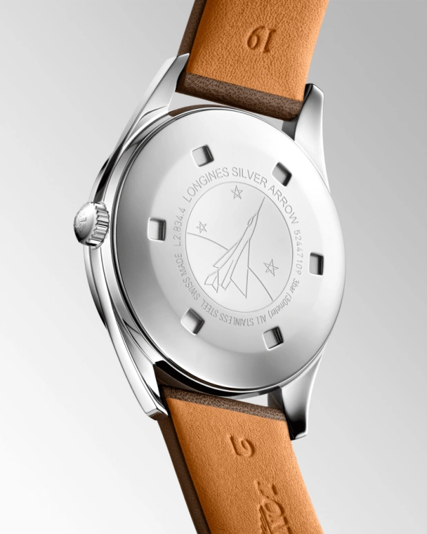 Longines,Heritage Classic 38.50mm,38.50mm,Stainless Steel,Silver,Automatic,64hours,In-house Caliber,L2,L2.834.4.72.2