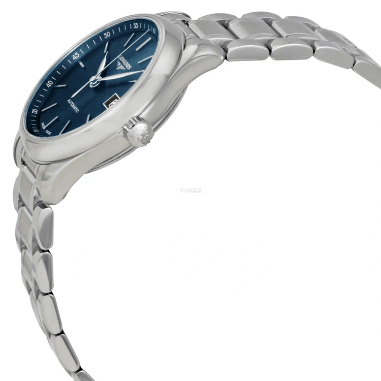 Longines,Heritage Classic 29mm,29mm,Stainless Steel,Blue,Automatic,Day,40hours,L2,L2.257.4.92.6