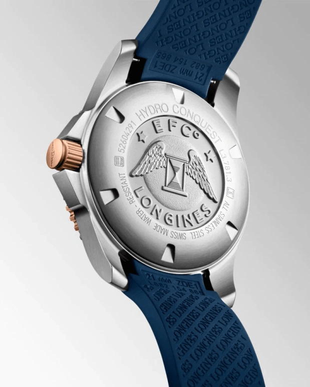 Longines,HydroConquest 41mm,41mm,Stainless Steel,Blue,Automatic,Day,72hours,L3,L3.781.3.98.9