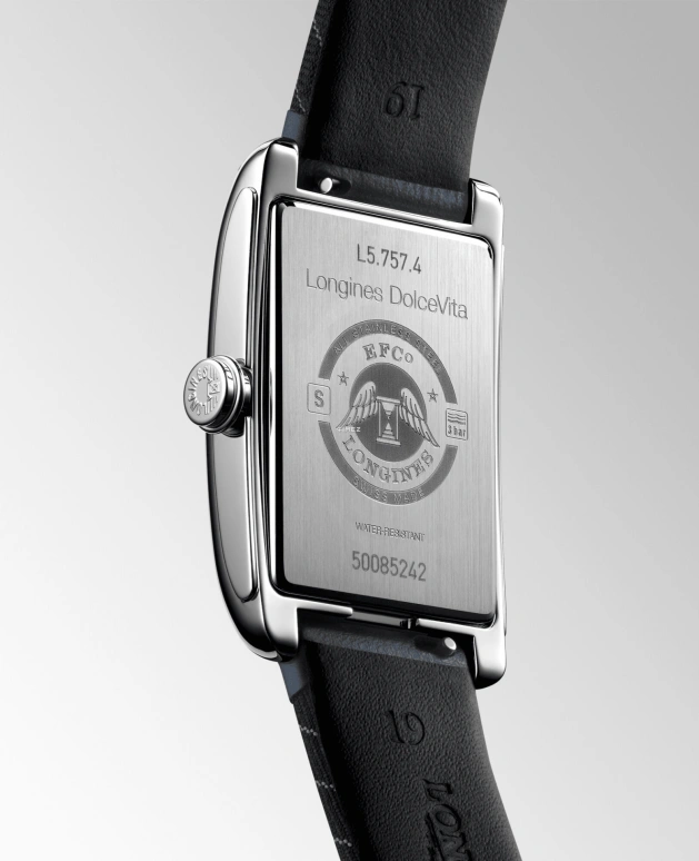Longines,DolceVita 27.70x43.80mm,27.70x43.80mm,Stainless Steel,White,Silver,Automatic,Day,45hours,L5,L5.757.4.73.8