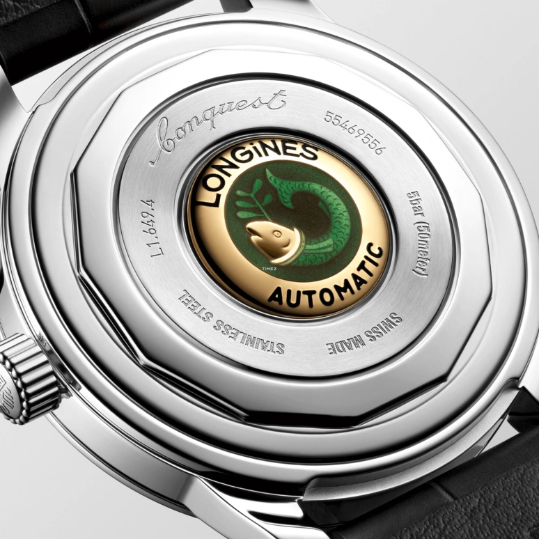 Longines,Conquest Heritage 38mm,38mm,Stainless Steel,Green,Automatic,Anti-magnetic,72hours,L1,L1.649.4.02.2