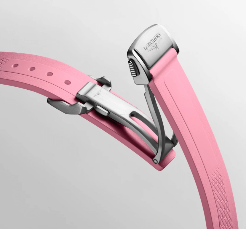 Longines,Sport 34mm,34mm,Stainless Steel,Pink,Automatic,Day,Anti-magnetic,L3,L3.430.4.99.9