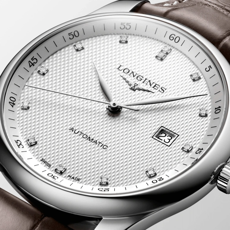Longines,Master 42mm,42mm,Stainless Steel,Silver,Automatic,Day,64hours,L2,L2.893.4.77.3