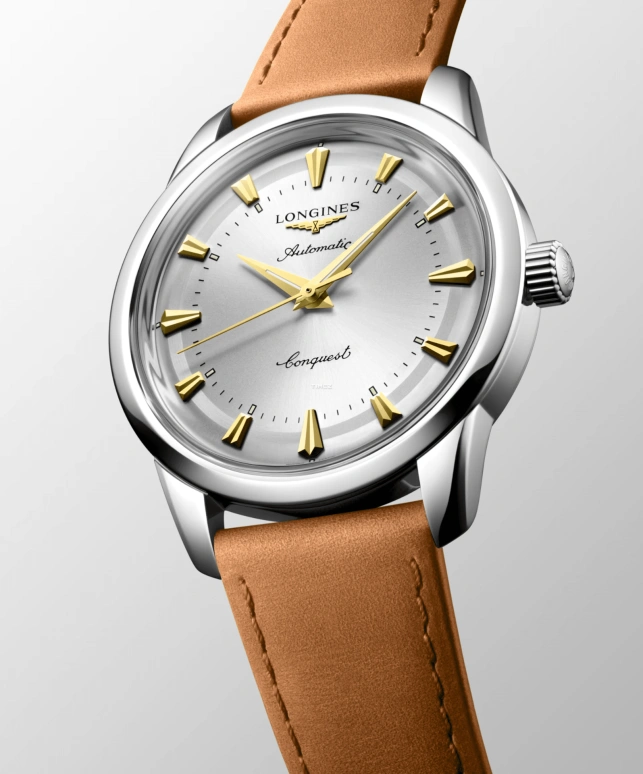 Longines,Conquest Heritage 40mm,40mm,Stainless Steel,Silver,Automatic,Anti-magnetic,72hours,L1,L1.650.4.72.2