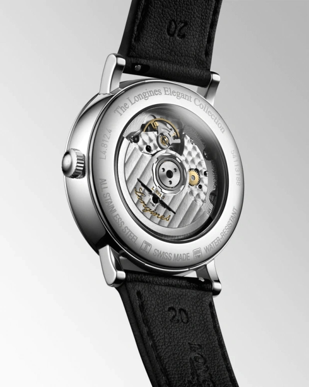 Longines,Elegant 39mm,39mm,Stainless Steel,Silver,Automatic,72hours,In-house Caliber,L4,L4.812.4.77.2